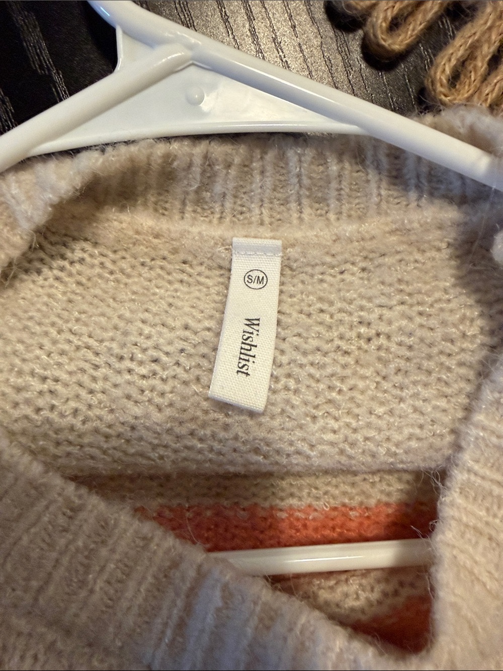 Cream Striped Cozy Knit Sweater - Multicolor - Picture 4 of 4